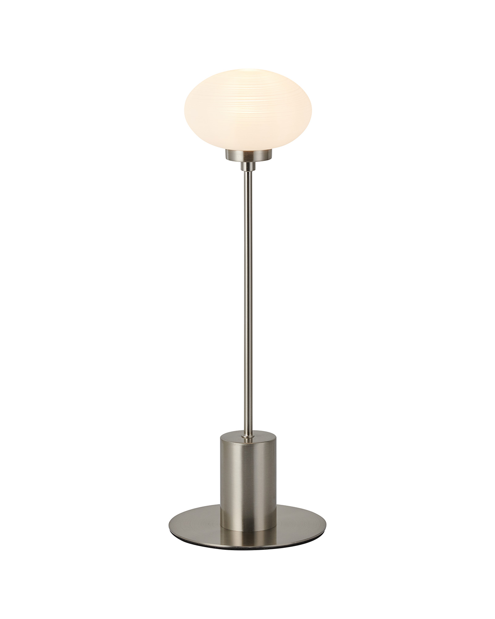 D0974SN/A/OP  Addie Table Lamp, 1 Light G9, Satin Nickel/Opal A Glass